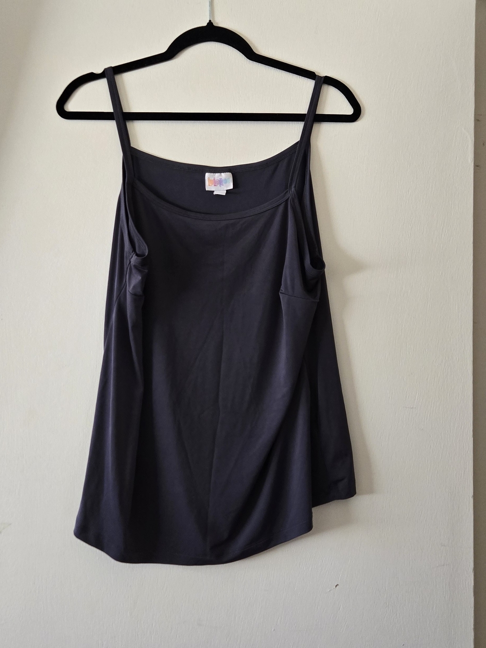 LuLaRoe Dark Gray Spaghetti Strap Camisole